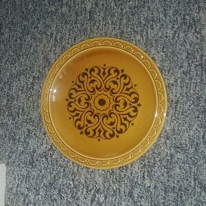 Vintage 1971 Homer Laughlin Golden Harvest Serving Plate 12 X 12